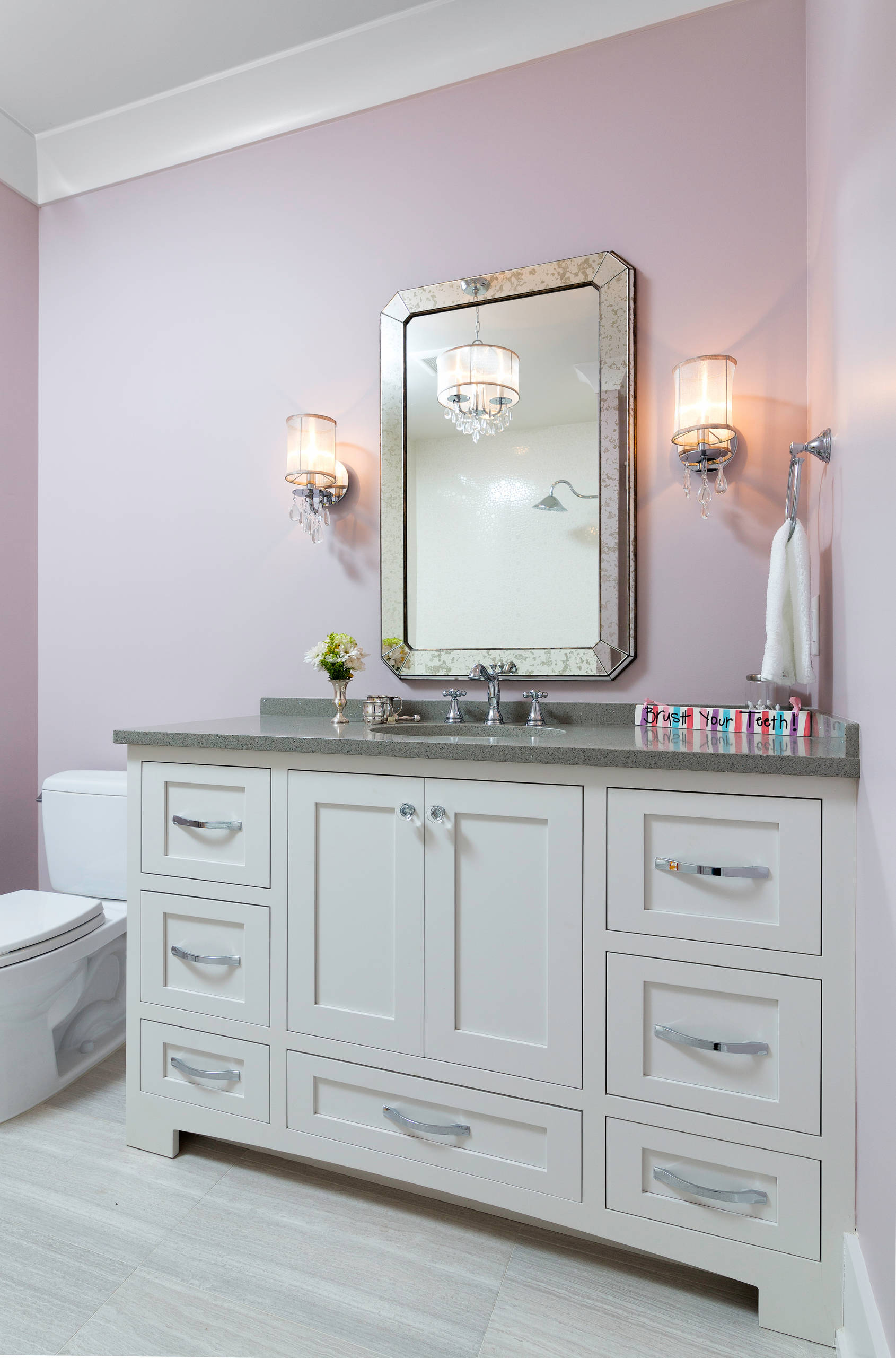 Girly Bathroom Houzz