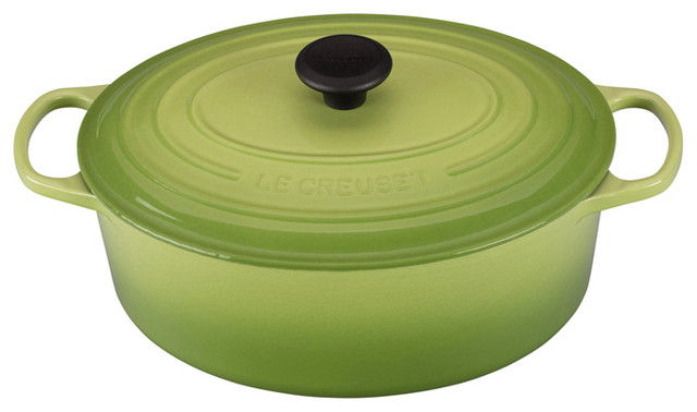 Le Creuset 6 3/4 Qt. Signature Oval French Oven - Palm - Traditional