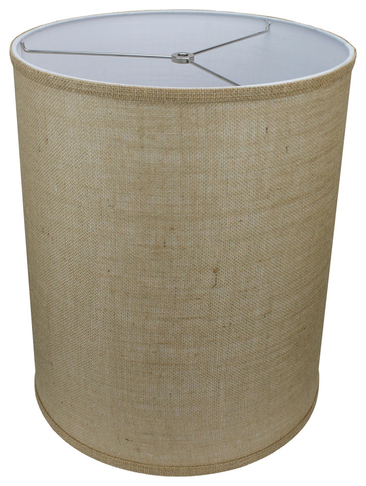 Fenchel Shades, 14"x14"x17" Spider Attachment Drum Lamp Shade