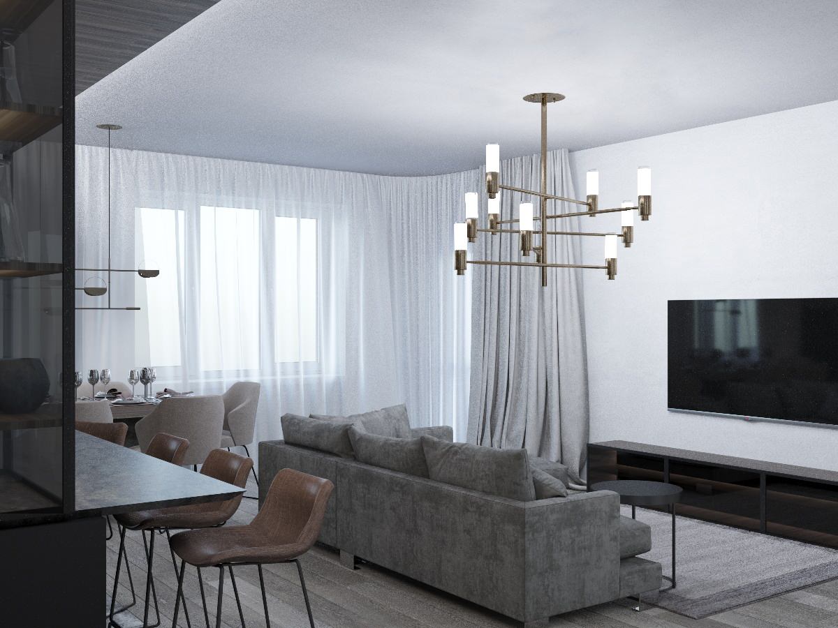 Дизайн-проект гостиной