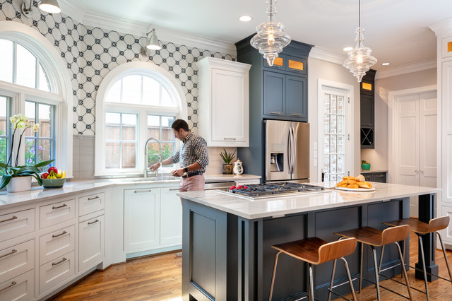 Distinctive Hues transitional-kitchen