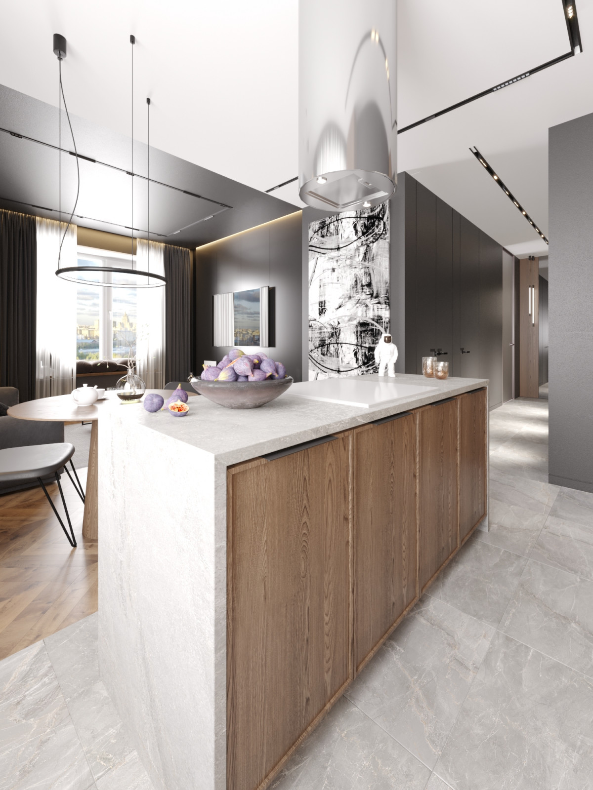 Современная квартира для молодого человека