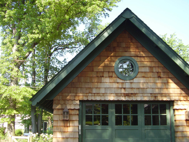 Shingle Style Garage Glen Ridge Nj Traditional Garden Shed