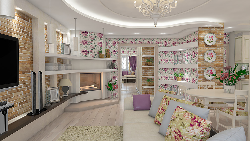 Проект квартиры в стиле прованс