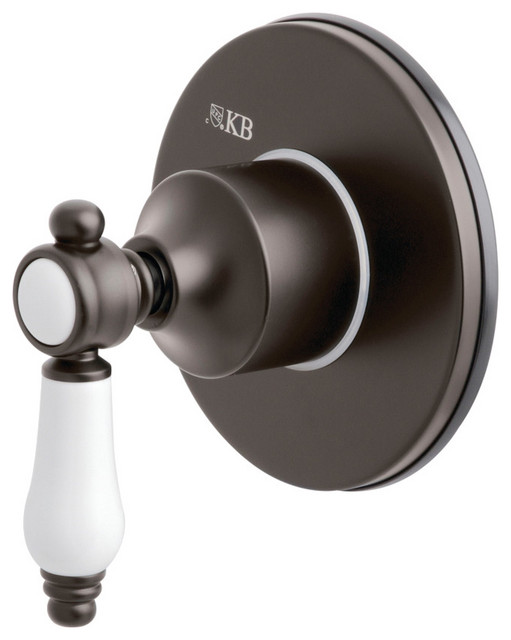 KS3035BPL 3Way Diverter Valve,SingleHandle & Round Plate, Oil Rubbed