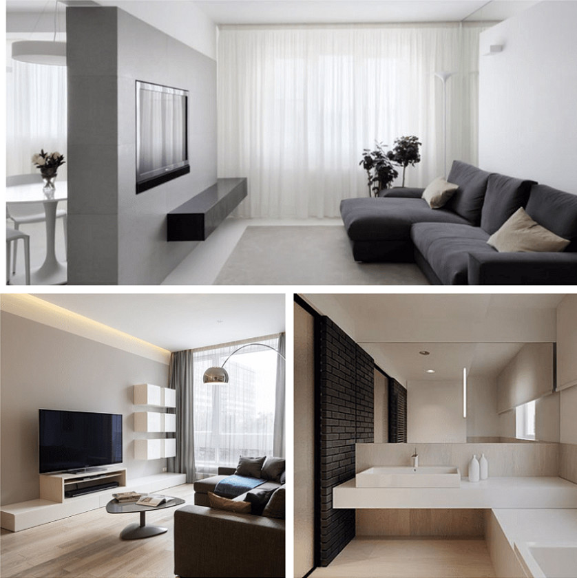 Современный ремонт квартиры в стиле минимализм