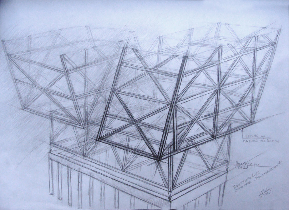 Размышление с карандашом - наброски, малоэтажные частные дома и таунхаусы