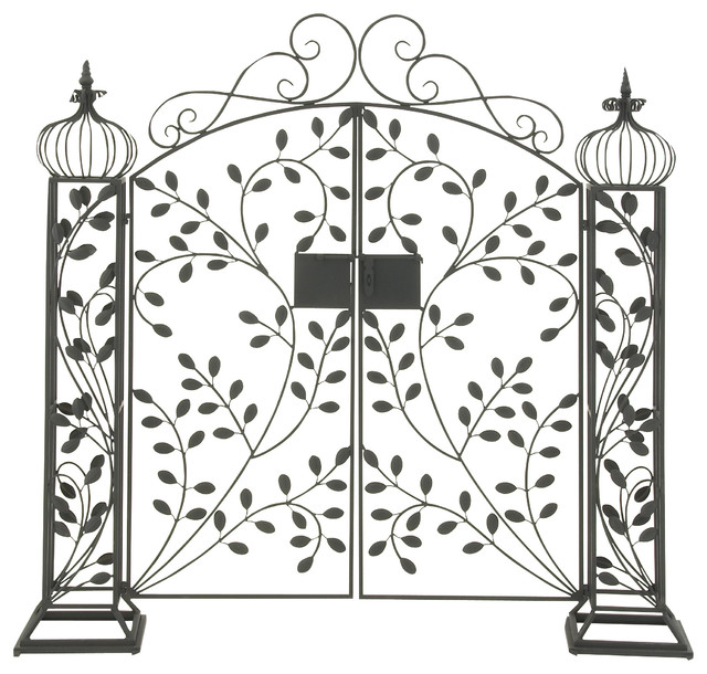 Metal Garden Gate - Mediterranean - Home Fencing And Gates - by GwG Outlet