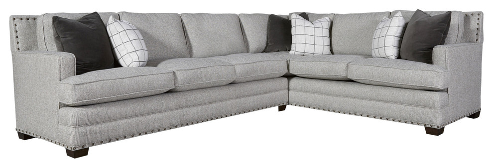 Universal Furniture Upholstery Riley Sectional Left Arm Sofa, 122"