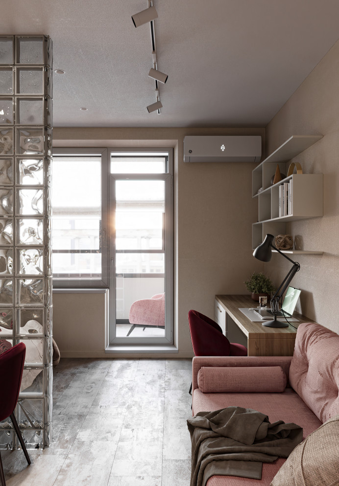 Дизайн проект небольшого пространства — квартиры-студии.