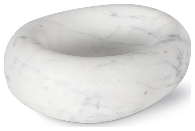 Lagoon Marble Bowl, White