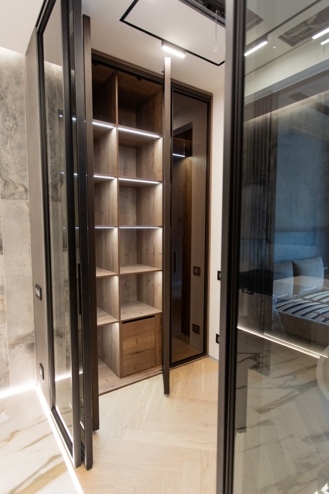 Гардеробная raumplus по двум сторонам