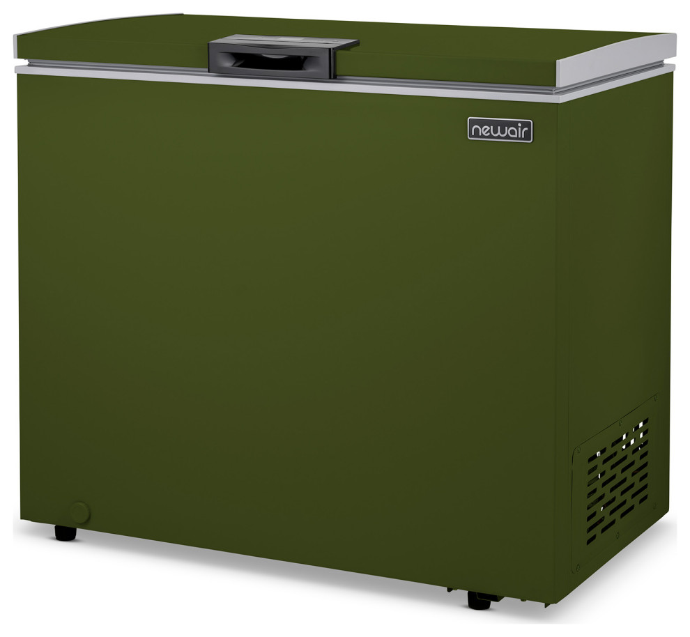 Newair 6.7 Cu. Ft. Mini Deep Chest Freezer and Refrigerator, Military