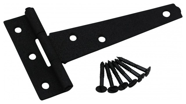 Door Hinges Black Wrought Iron T Door Hinge Rsf Finish 5 W