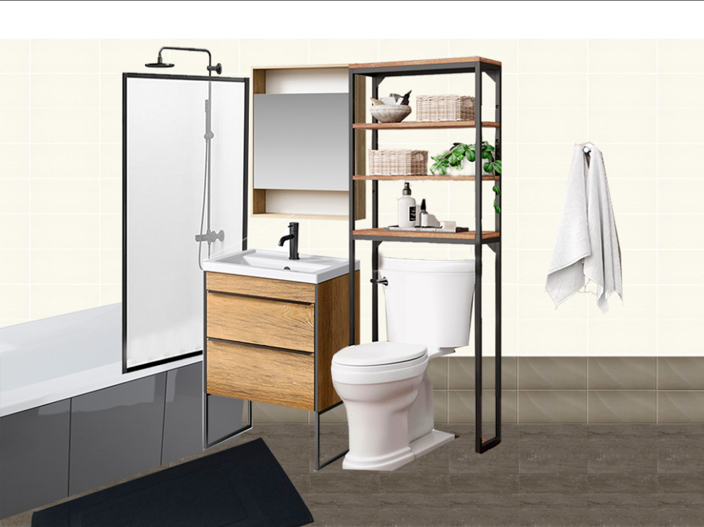 Эскизный проект однокомнатной квартиры