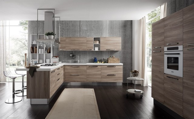 Italian kitchen cabinets by EffeQuattro Cucine Model - CITY