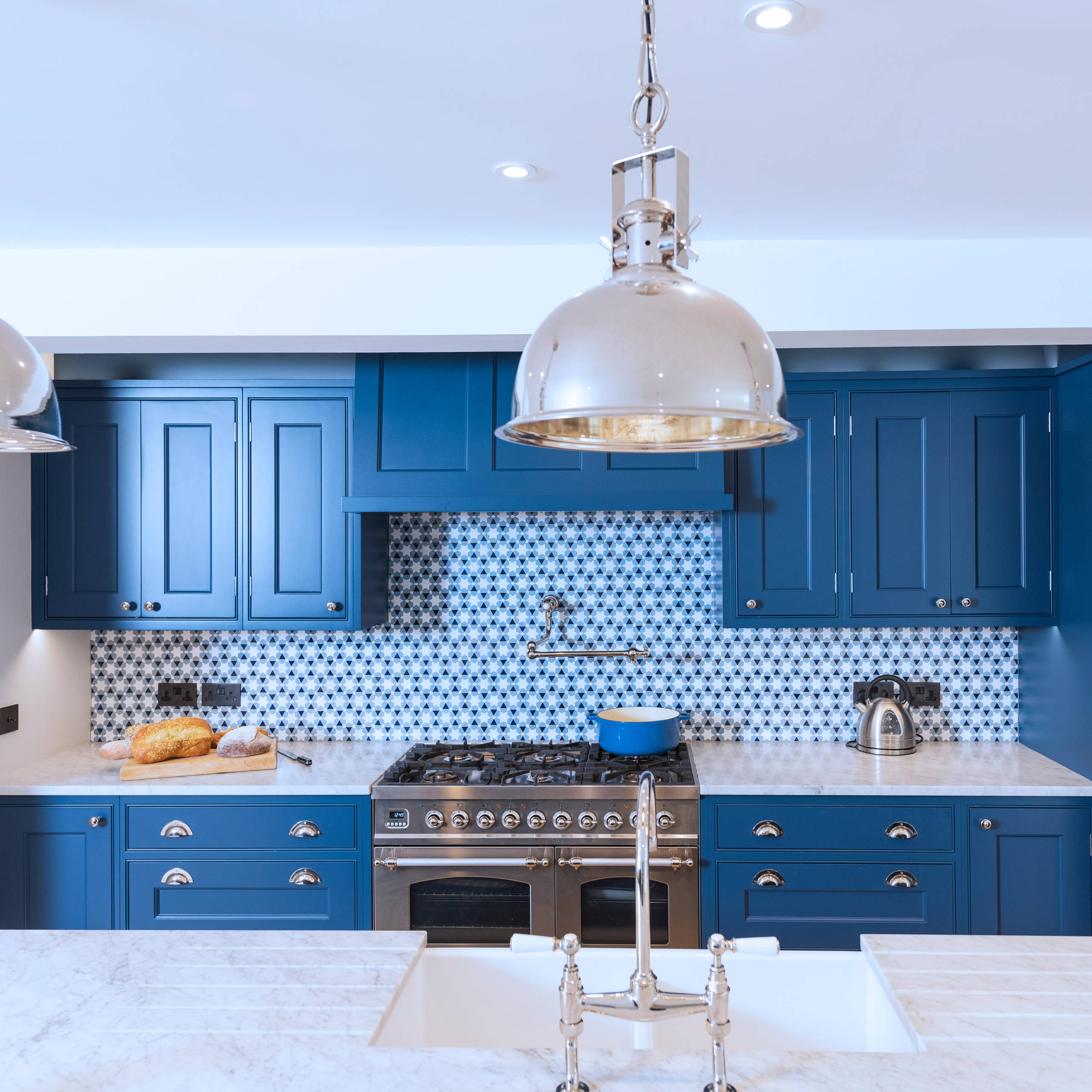 Blue Kensington Kitchen