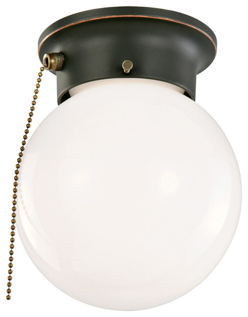 With Pull Chain Oil Rubbed Bronze, Ceiling Mount Light With Pull Chain