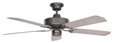 Outdoor Ceiling Fan: Illumine Non-Lit 52 in. Outdoor Oil Rubbed Bronze Ceiling F