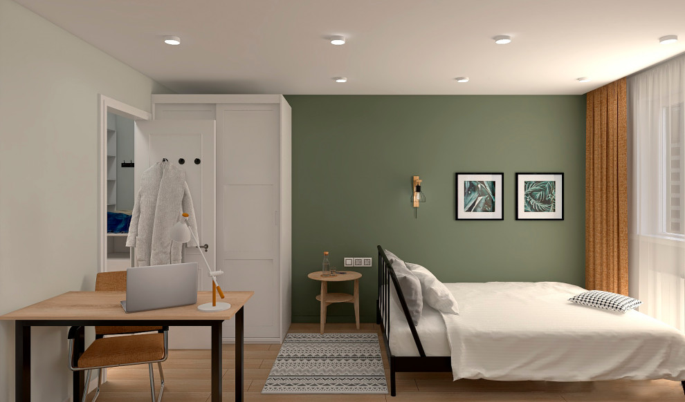 Сочный и бюджетный сканди интерьер