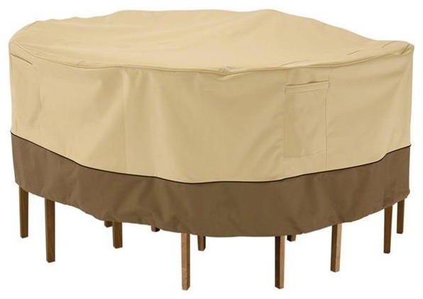 Veranda Round Patio Table and Chair Set Cover-Durable Medium-Large