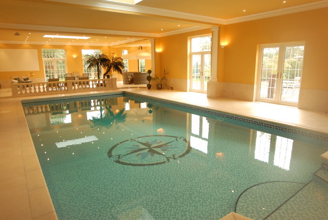 Indoor swimming Pool Complex middelhavsstil-pool