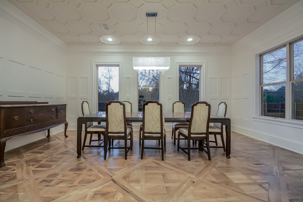 Dining room - transitional dining room idea