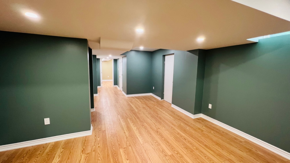 Mississauga Complete 1200 sq. ft. Basement Remodel