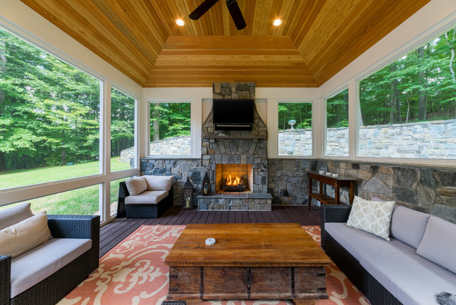 Award Winning Outdoor Living Space traditional-courtyard
