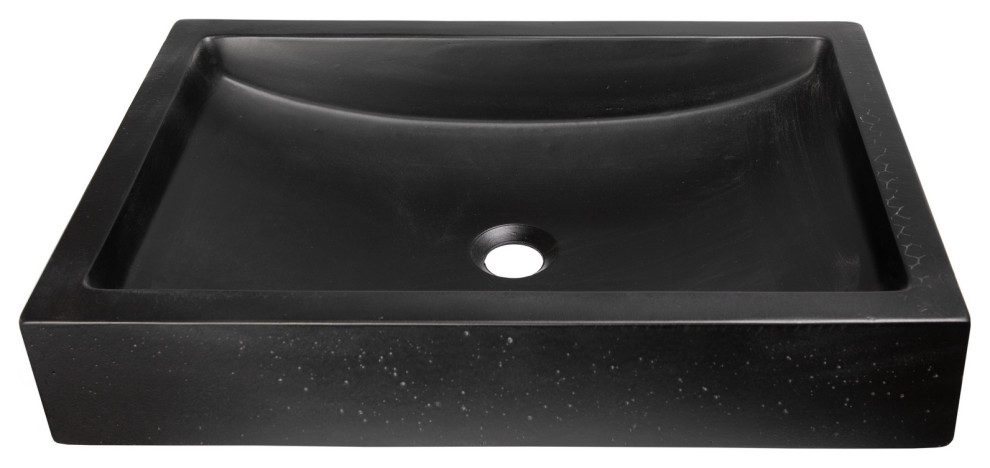 shallow rectangular sink