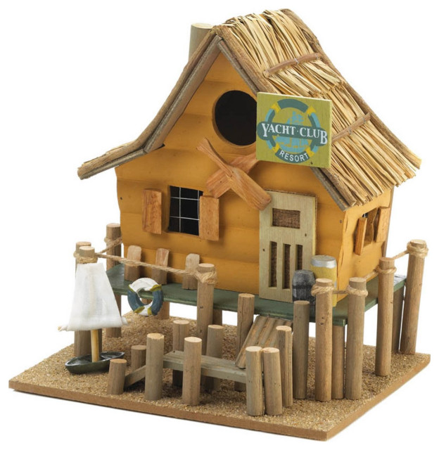 Yacht Club Birdhouse Beach Style Birdhouses by Virventures Houzz