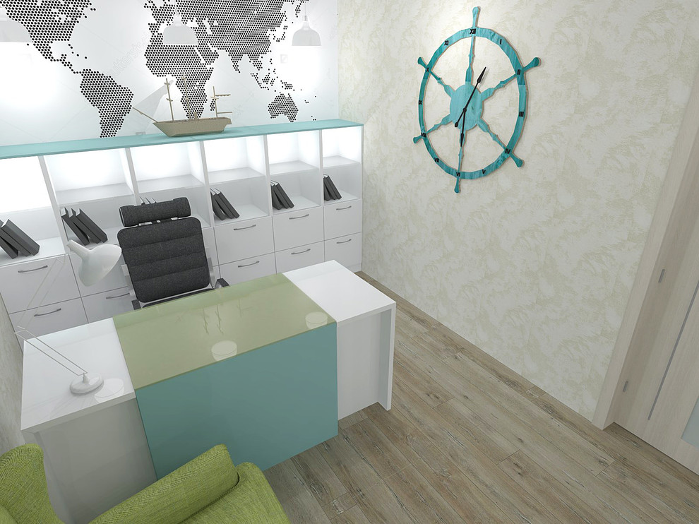 Кабинет в морском стиле