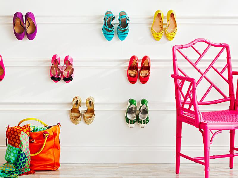 Genius Shoe Hanging Rack for Messy Kids (and Adults)