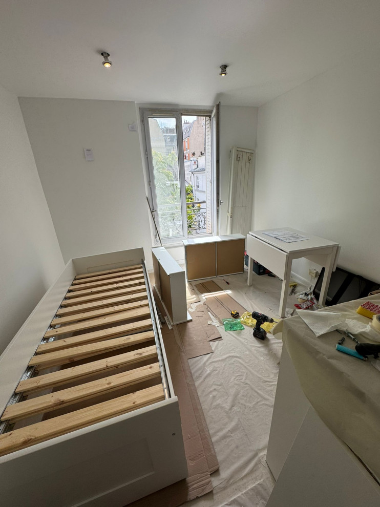 Projet Ternes, rénovation d'un studio de 17m2