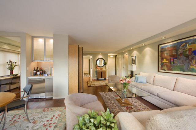 NYC Residence modern-wohnbereich