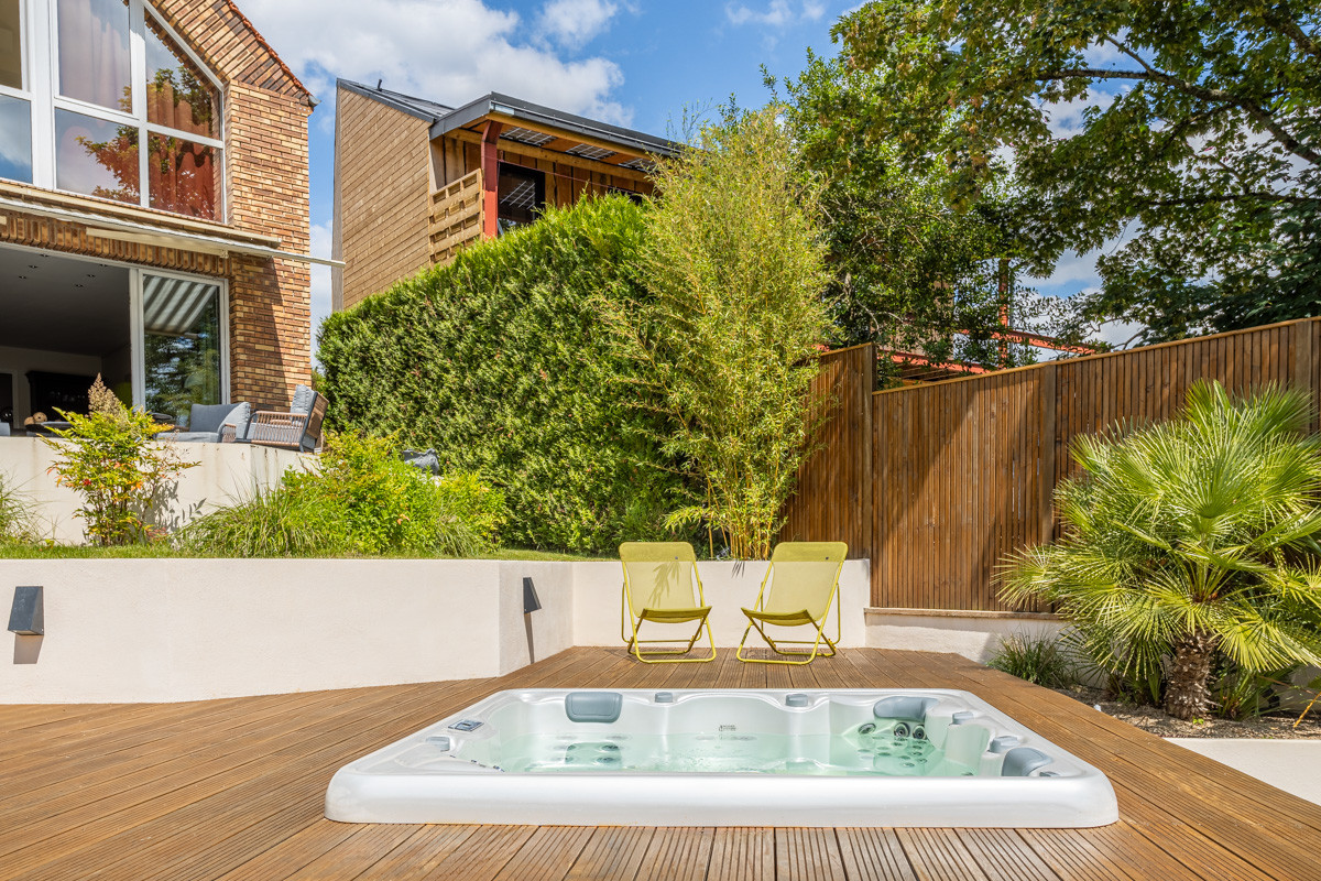Un jardin aux allures contemporaines