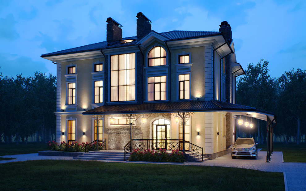 Проект дома с гаражом 600 кв.м