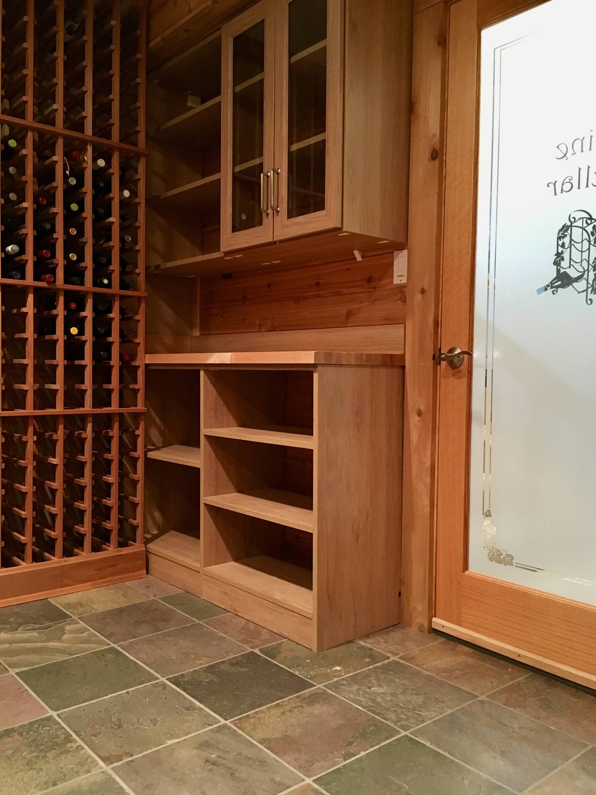 Wine Cellar, Guest Room & Master Closet