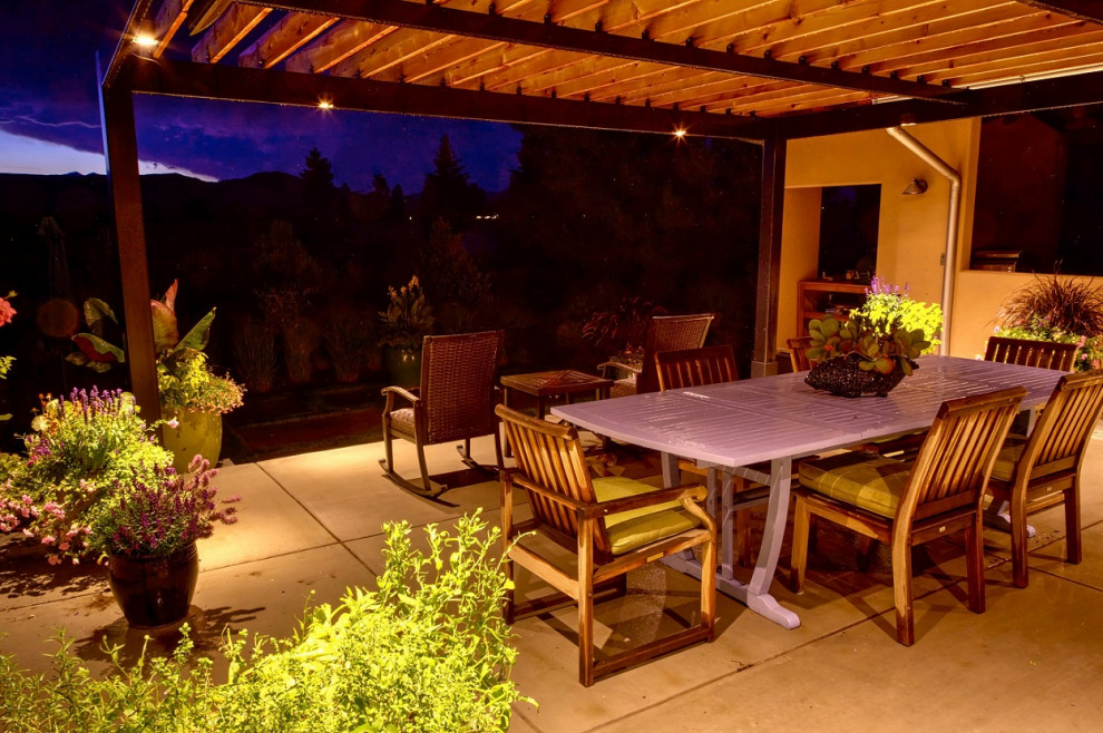 Example of a trendy home design design in Denver