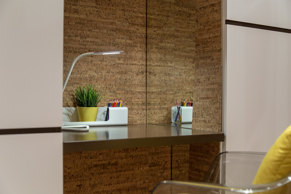 Гостиная в осенних тонах.