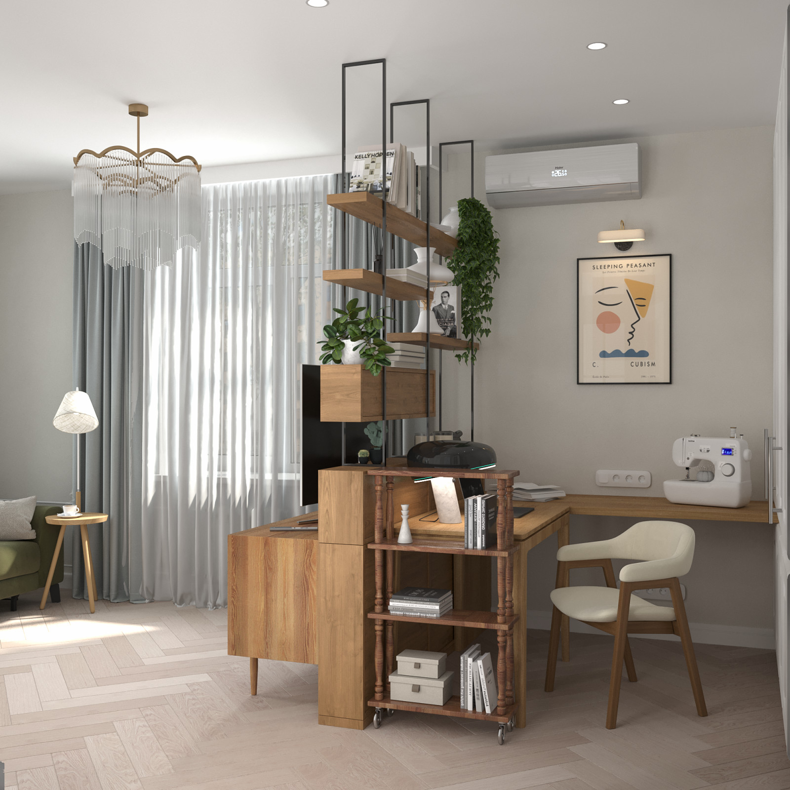 Светлая квартира в "сталинке"