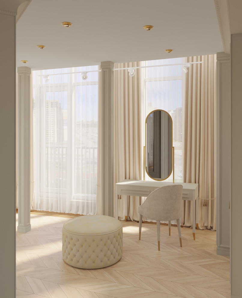 Интерьер 2-ух уровневой квартиры_ "АРОМАТ САДОВ"г