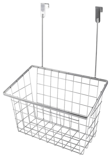 Splash Home Kennedy Over The Cabinet Door Basket Chrome