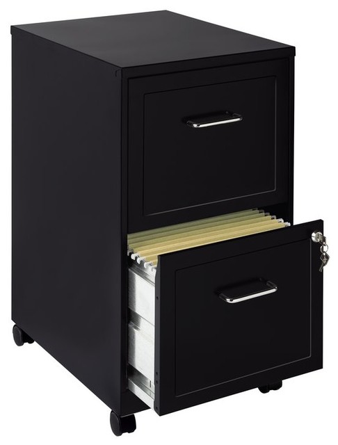 Metal Filing Cabinet With 2 Drawer Contemporary Filing