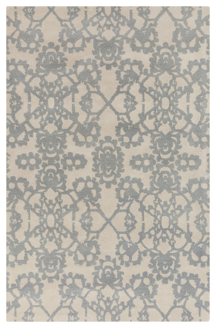 Hand Tufted Lace Wool Rug LCE-913, 2' x 3' - Contemporary - Doormats ...