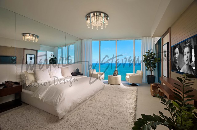 Interiors By Steven G Contemporary Bedroom Miami By