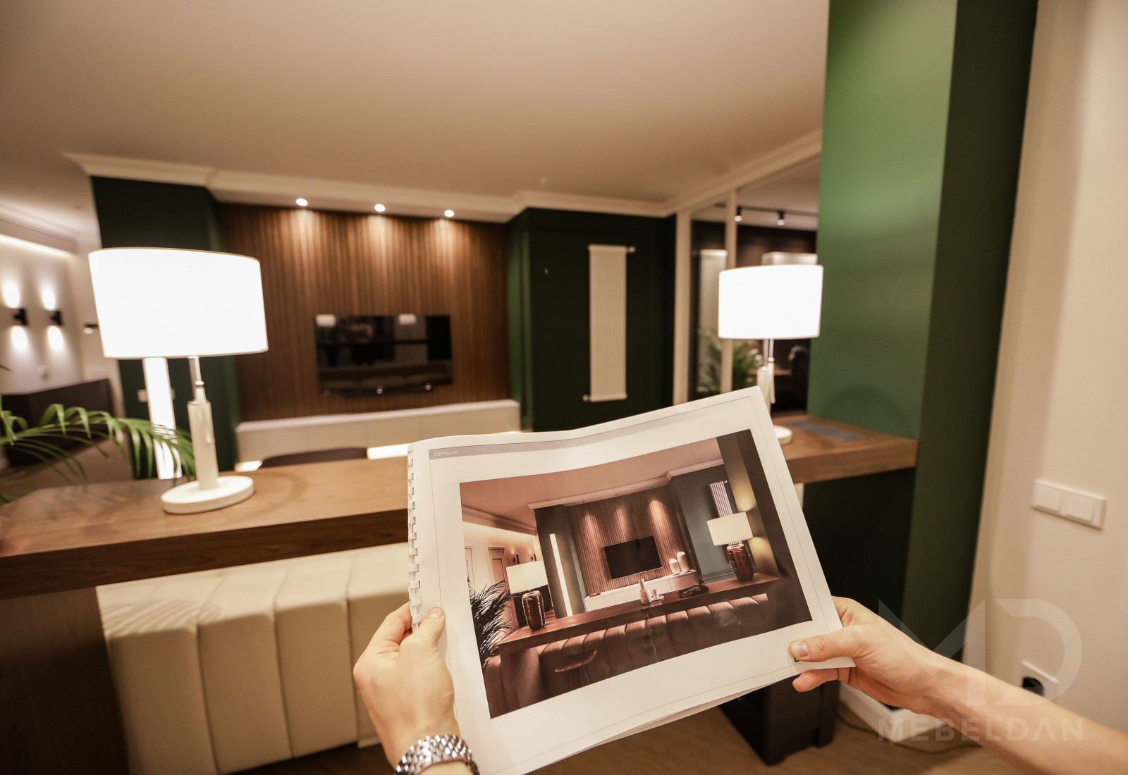 Мебель под ключ в одном стиле для квартиры 120м2