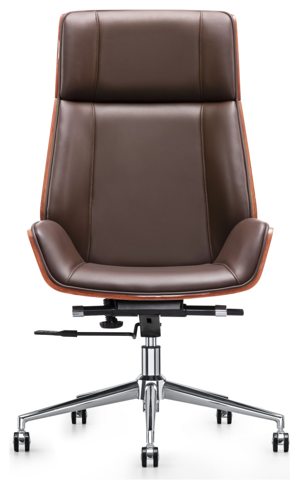 Genoa Leather Upholstered Executive Chair Contemporary Office