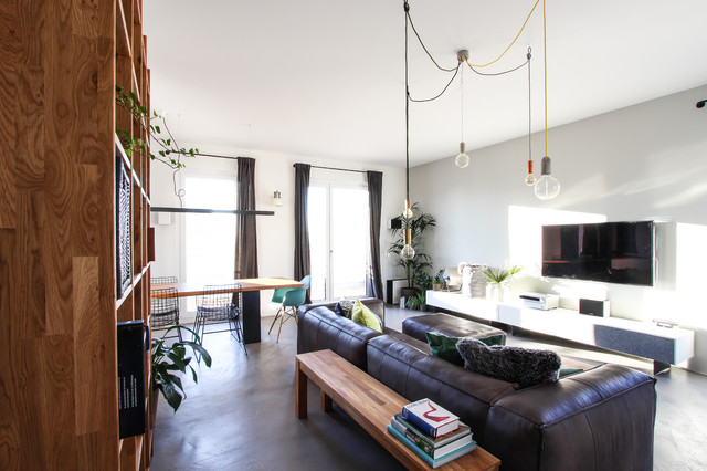 Privatwohnung contemporary-vardagsrum