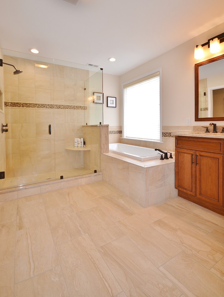 Master Bath with Soaking Tub Traditional Bathroom Philadelphia